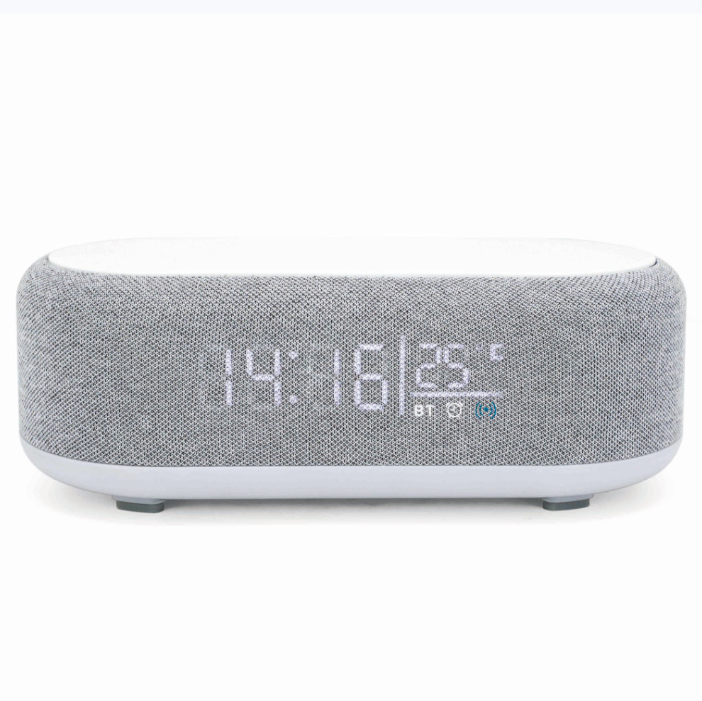 OEM Bluetooth Speaker Wireless Charging Alarm Clock