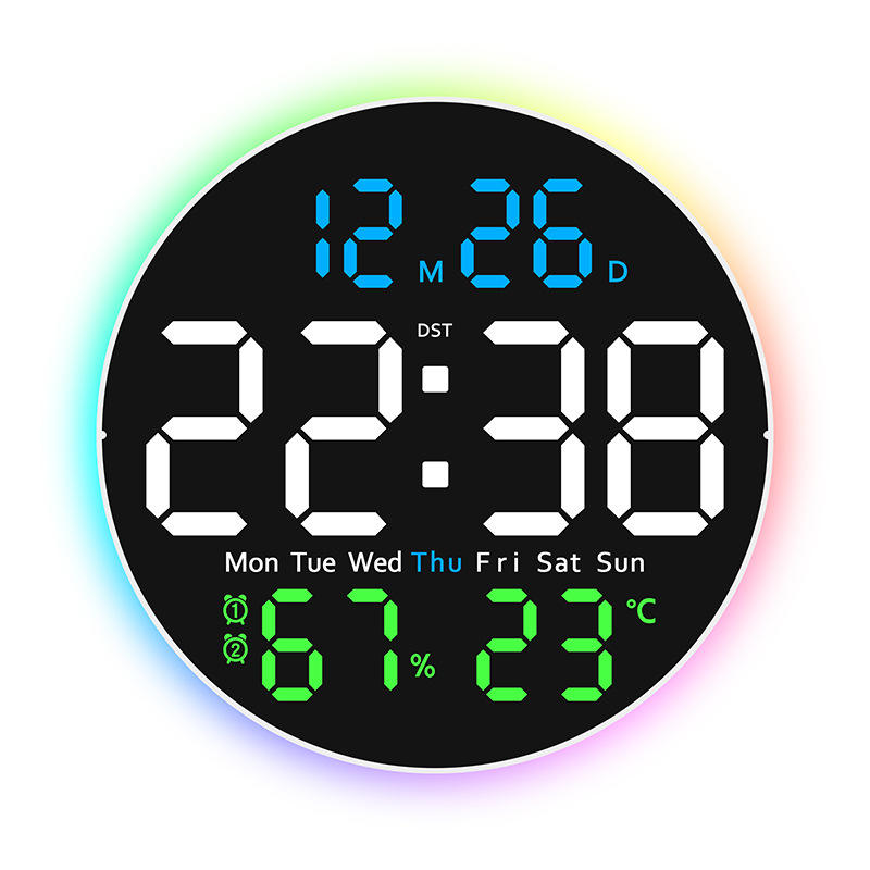 Color light wall clock