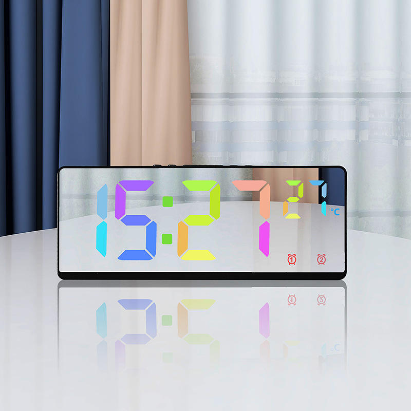 Reloj electrónico multifuncional creativo de pantalla grande con múltiples alarmas para estudiantes, venta directa de fábrica.