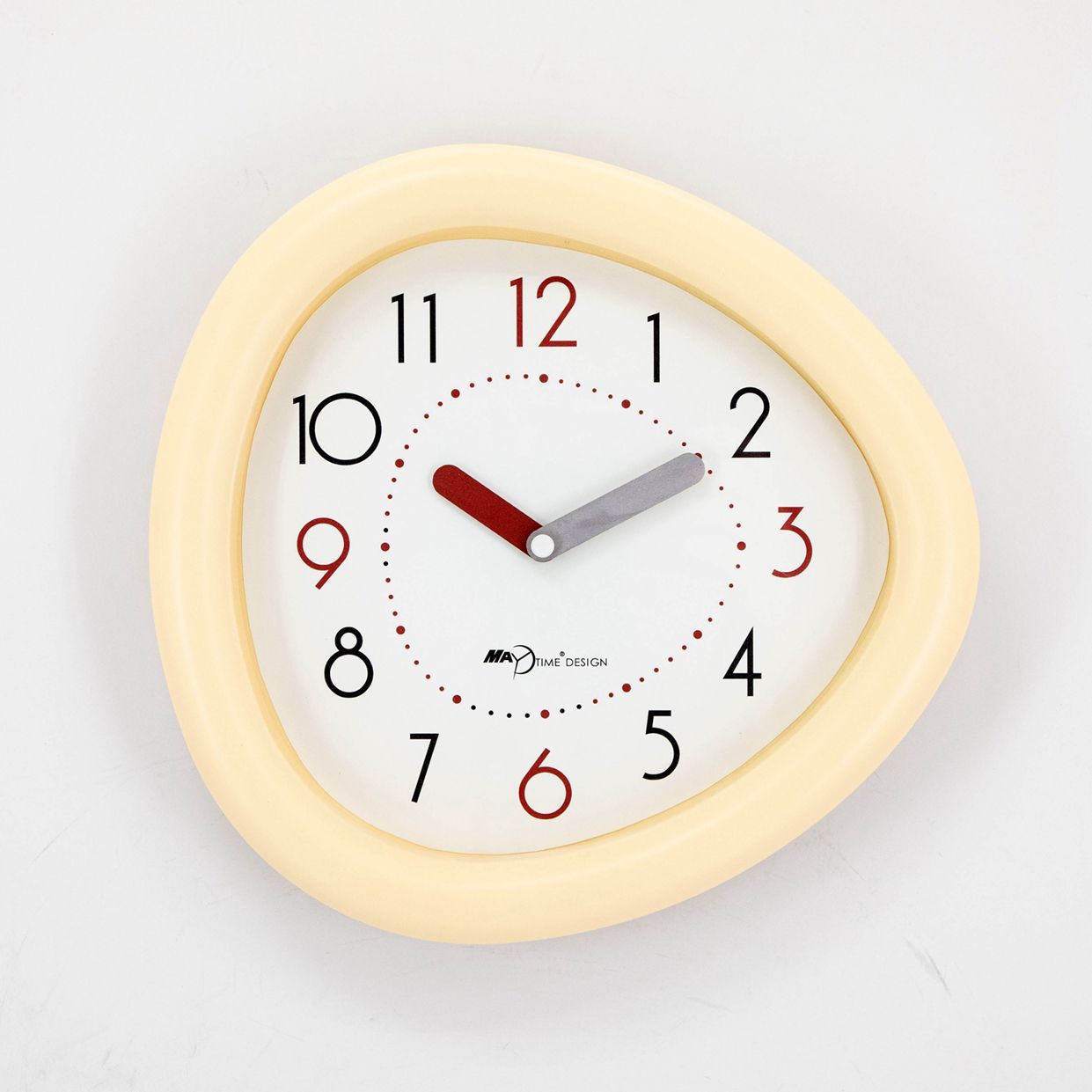 Reloj de pared de cuarzo de plástico minimalista moderno, ABS, sencillo y económico, decorativo para el hogar, cocina, sala de estar, dormitorio, regalo promocional.