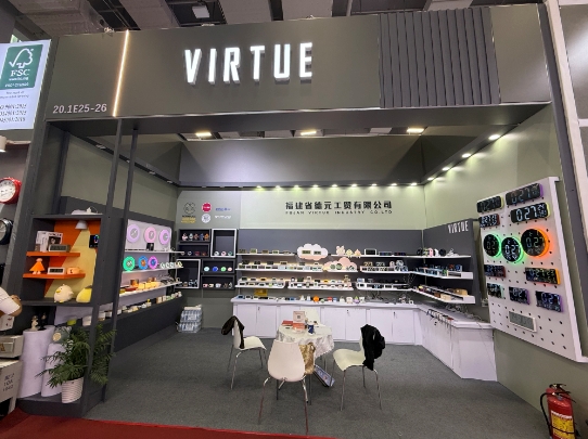 VirtueTime Showcases Innovative Light-and-Sound Digital Clocks at the 2025 October Canton Fair