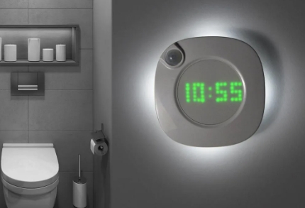 The Wall Clock That Lights Up Only When You Need It