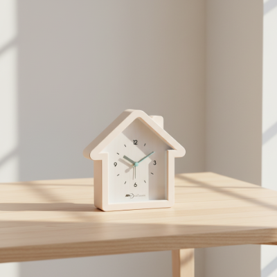 House Table Clock Alarm with Single Face Display Living Room Applicable Customized Logo